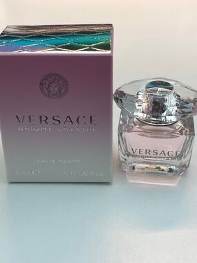 NEW in box BRIGHT CRYSTAL BY VERSACE 5ML MINI EDT SPLASH